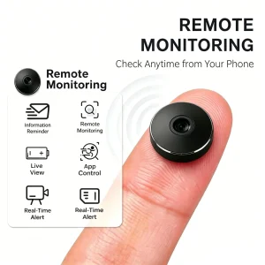 Ultra Mini HD Wireless WiFi Surveillance Camera Baby Monitor With Infrared Night Vision,