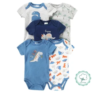 5pcs Baby Rompers